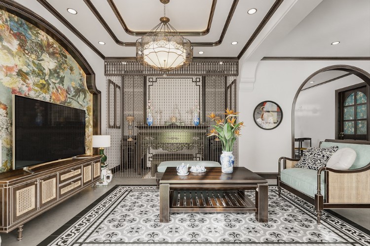 phong cách nội thất indochine