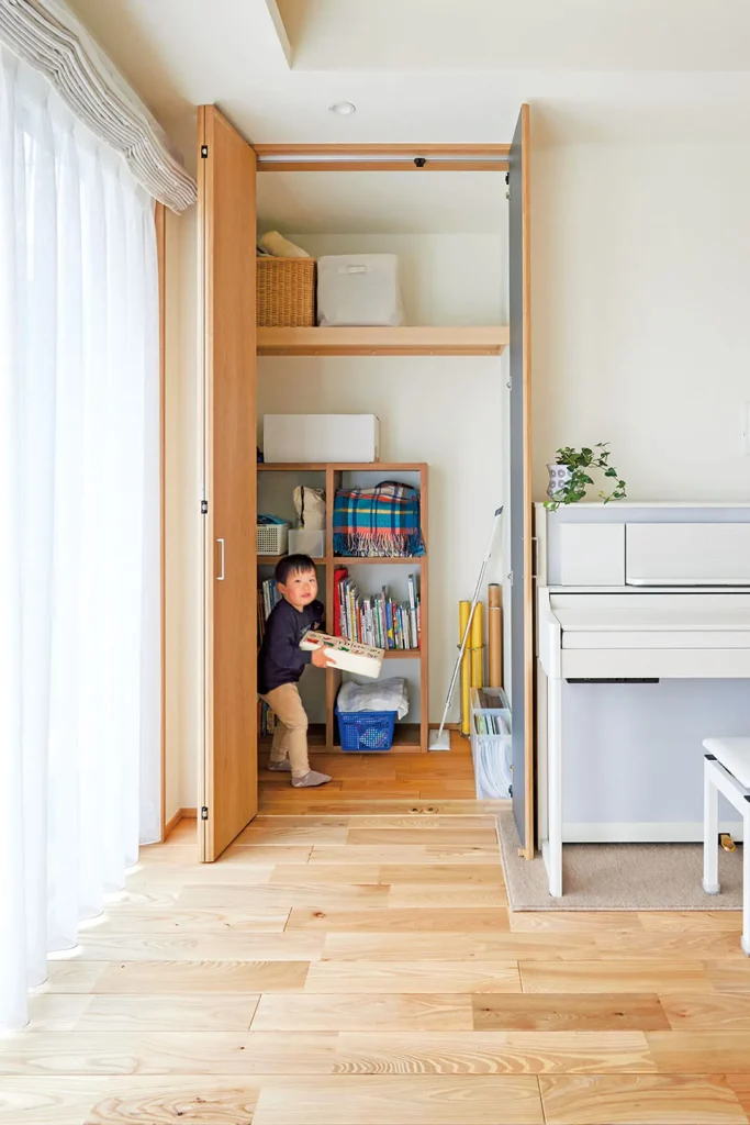 Không gian phòng giặt phơi