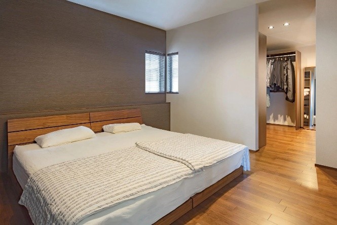 bố cục chung của phòng ngủ Nhật Bản