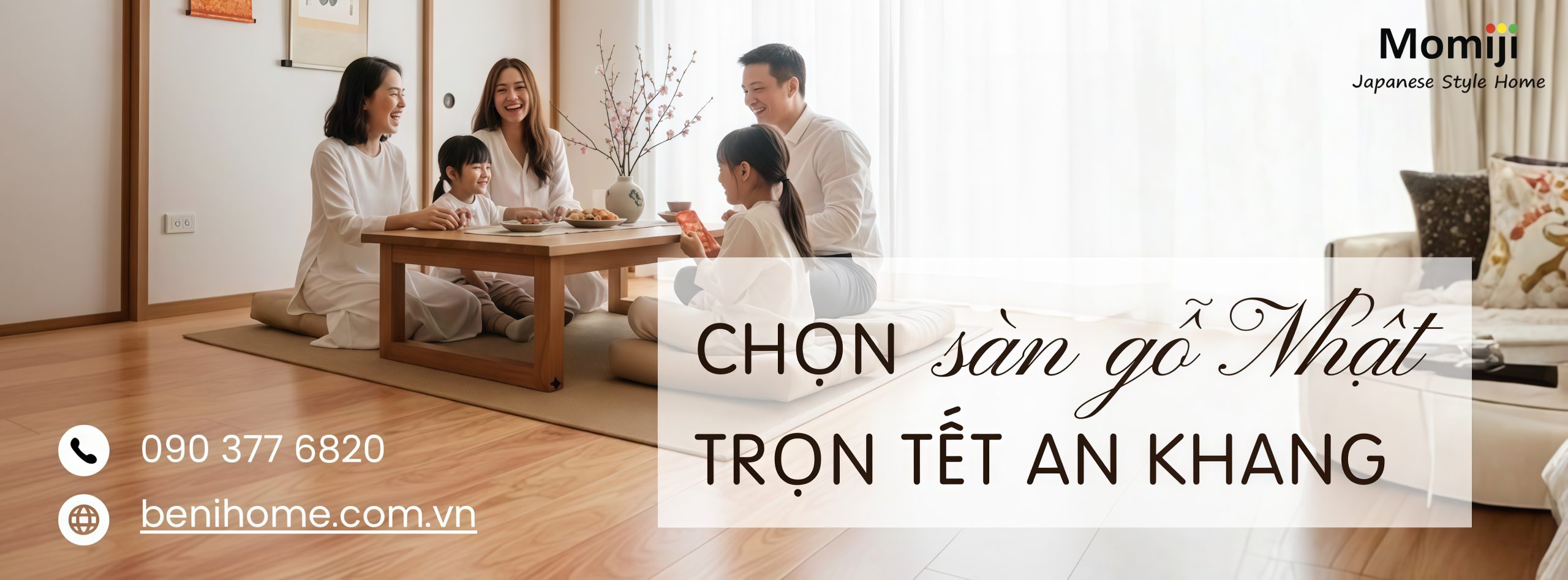 Banner sàn gỗ Nhật