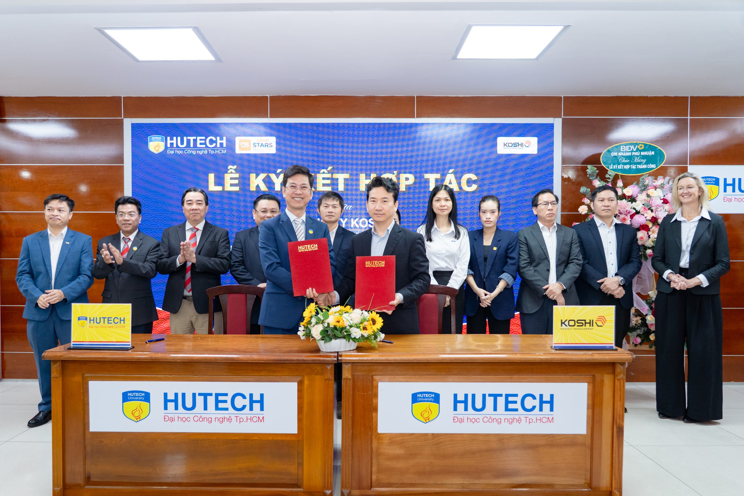 BeniHOME đồng hành cùng KOSHI ký kết MOU với HUTECH