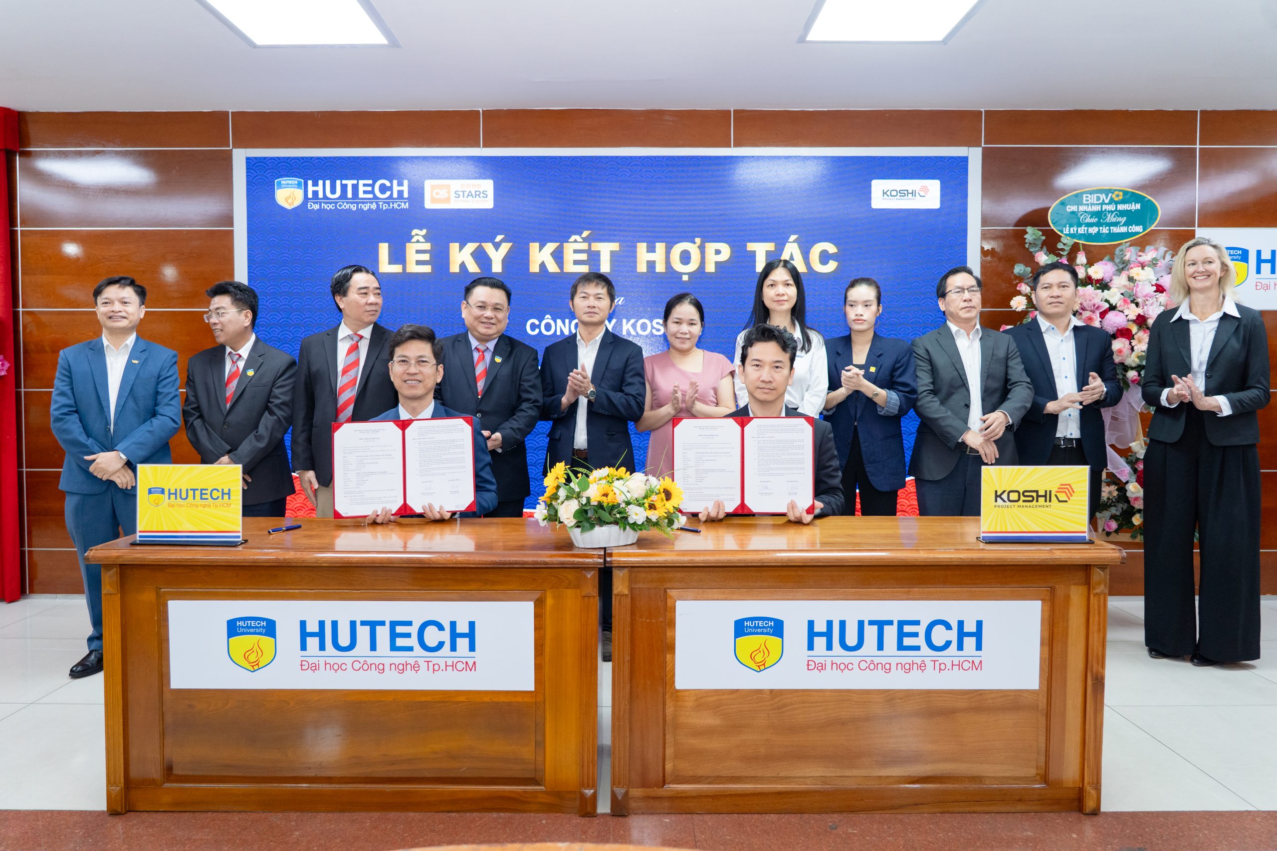 BeniHOME đồng hành cùng KOSHI ký kết MOU với HUTECH