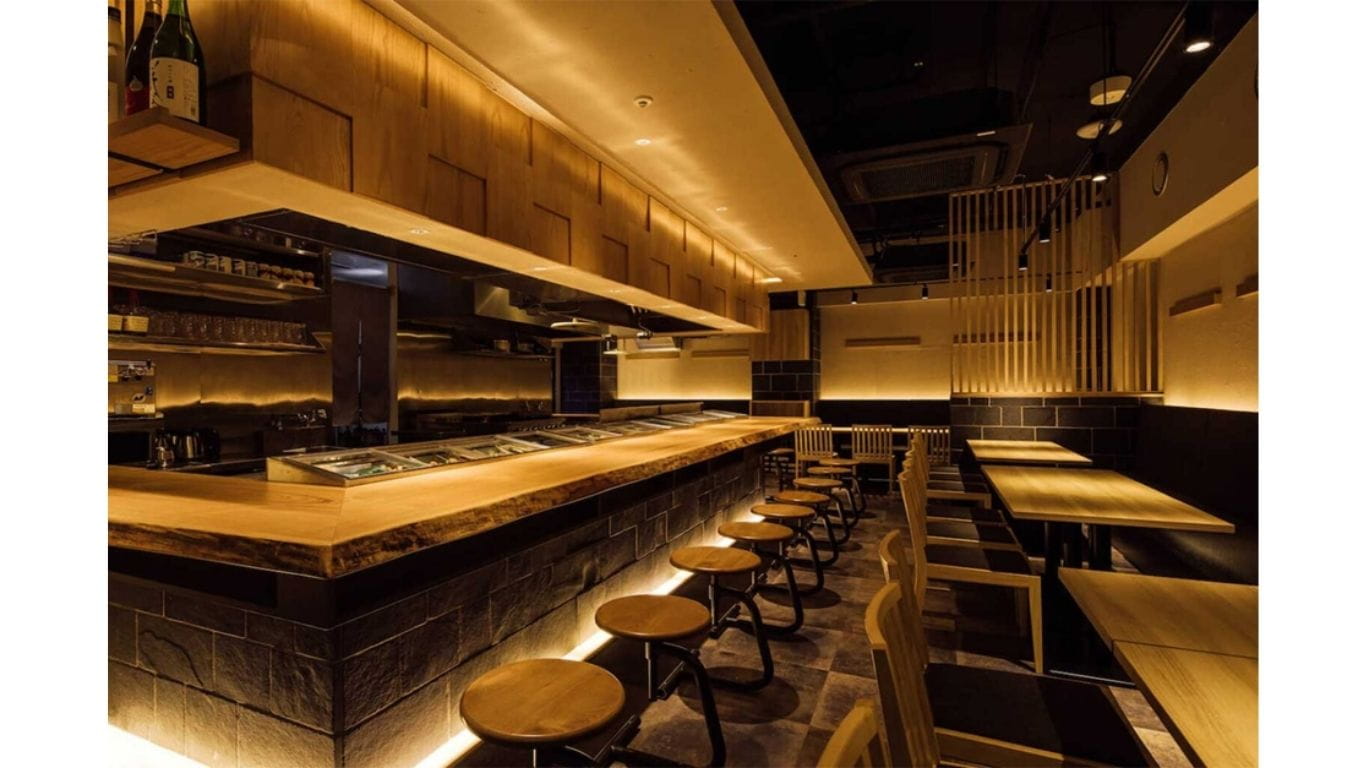 thiết kế nhà hàng Nhật Bản