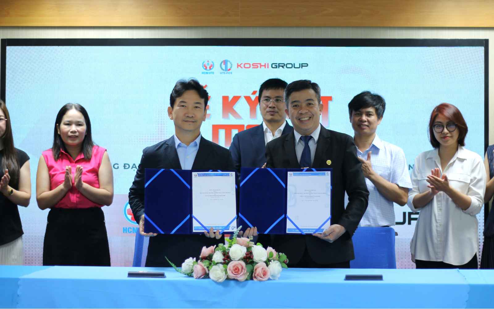 Koshi ký MOU với HUTECH