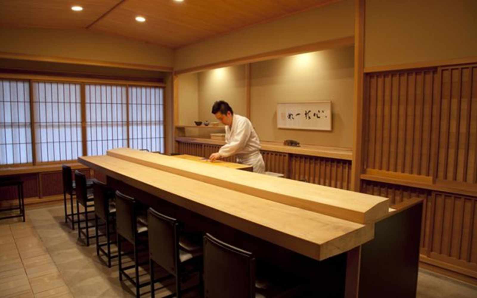 Quầy counter nhà hàng Nhật