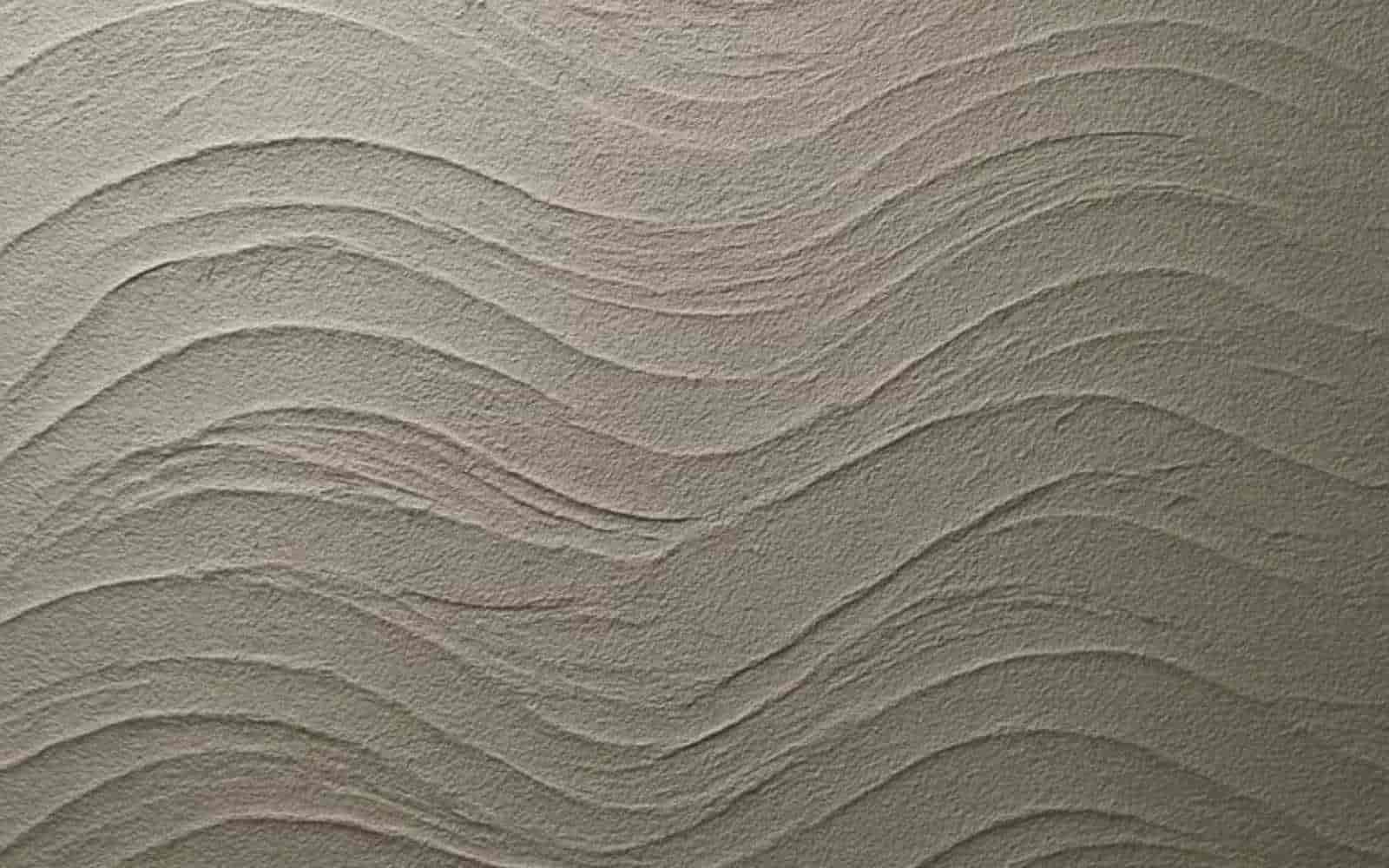 Tường sơn vữa vân sóng hoặc gợn nhẹ