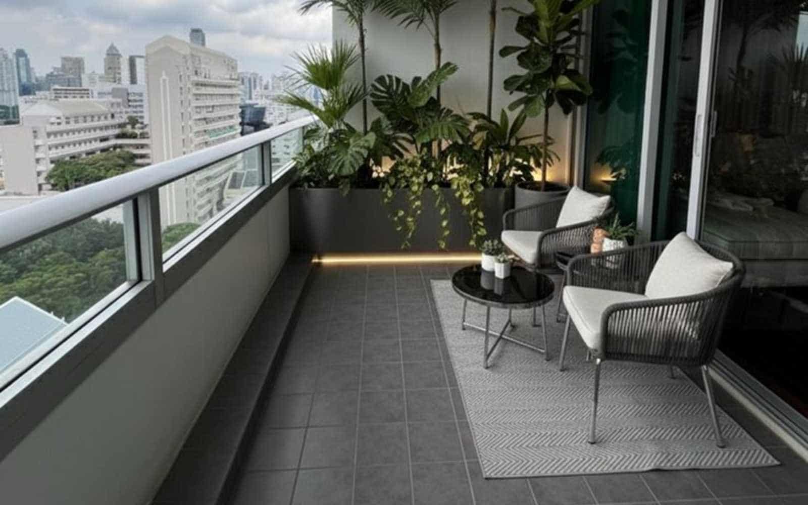 Thống nhất phong cách bố trí nội thất ban công